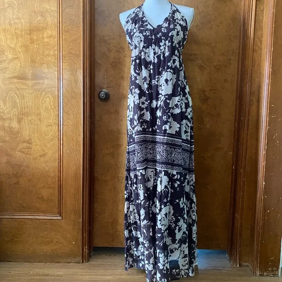 NWT Ba&sh Downtown Floral Mixed Print Cotton Maxi Dress small - Picture 7 of 13